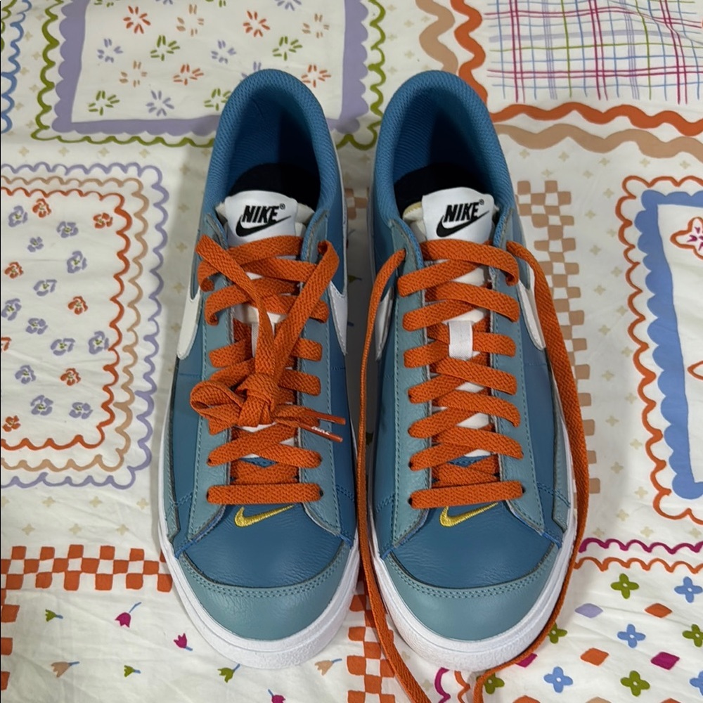 Nike Teal and Orange Blazers, never worn